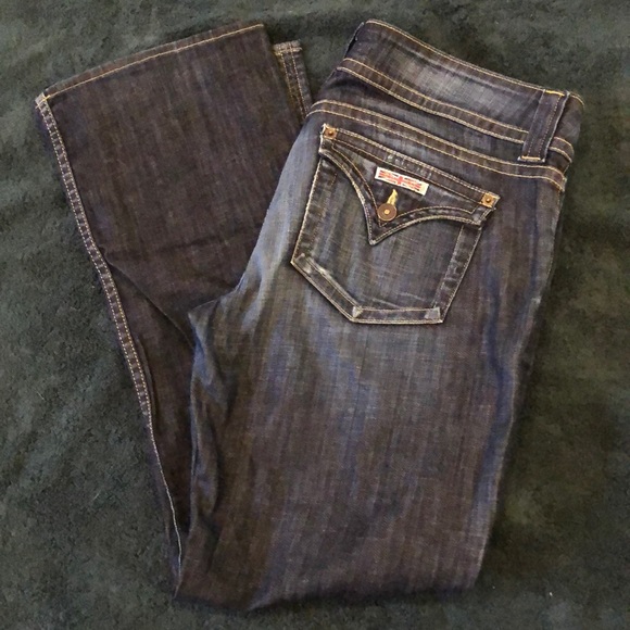 Hudson Jeans Denim - 🇬🇧Hudson Button back pocket wide boot leg belt loops comfy jeans